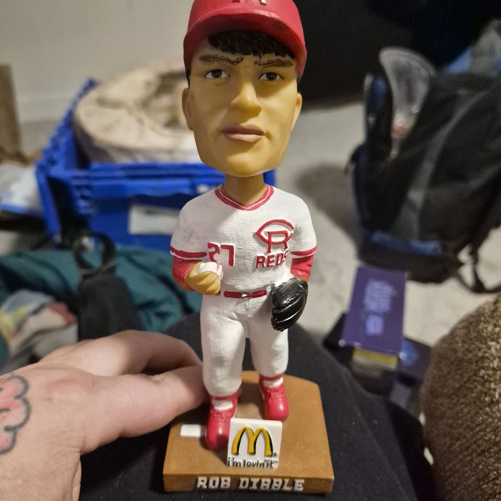 2004 Cedar Rapids Reds Rob Dibble Bobblehead Figurine